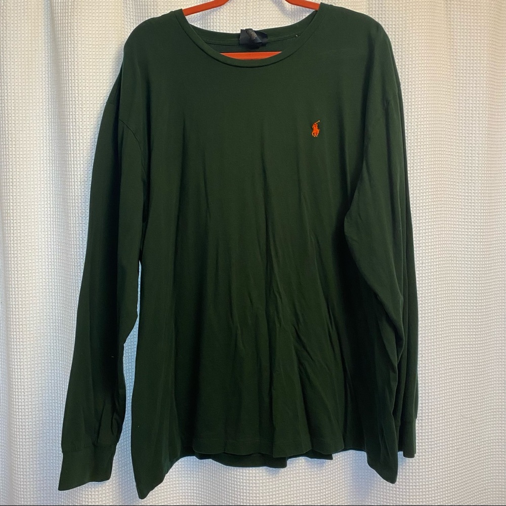 Polo by Ralph Lauren Men’s Dark Green Long Sleeve Shirt Size XXL